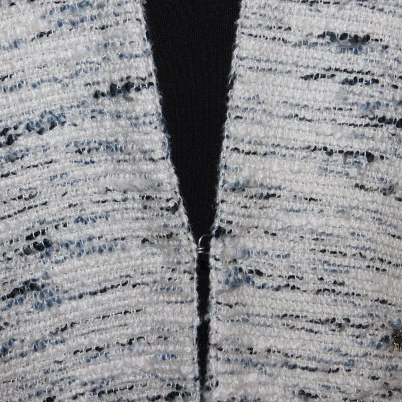 Cynthia Rowley Jacket With Hook & Loop Closure 2 Zippered Side Pockets Gold - Picture 10 of 12